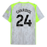 Stroje piłkarskie Manchester City Josko Gvardiol #24 Koszulka Trzeciej 2025-26 Krótki Rękaw